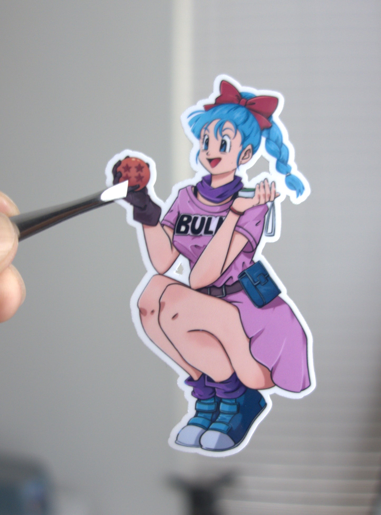 Blue haired Scavenger (sticker)