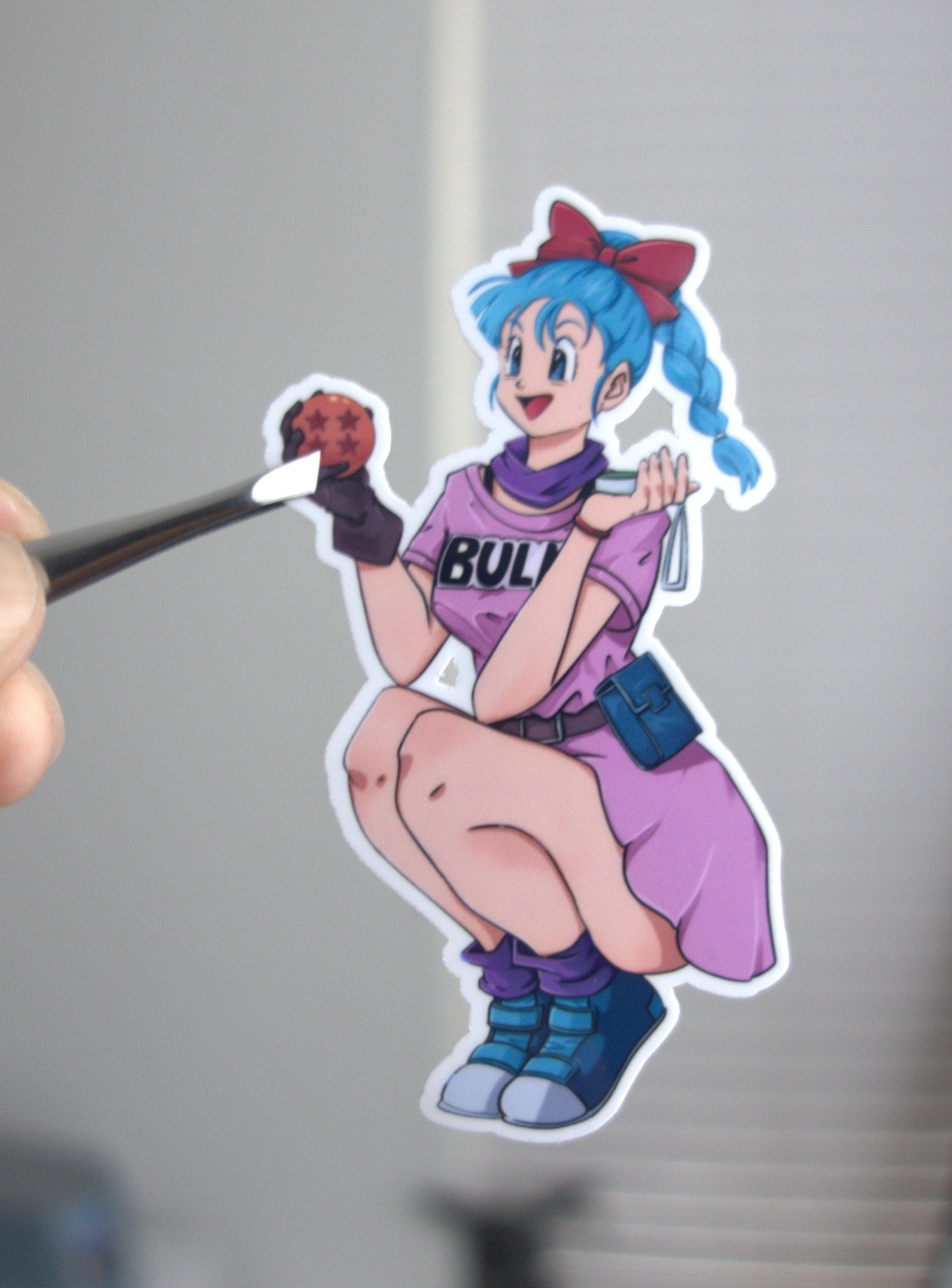 Blue haired Scavenger (sticker) - J9sart