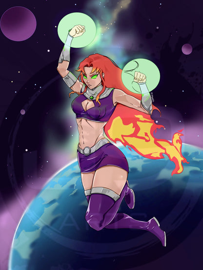 Galaxy Fire Girl - J9sart